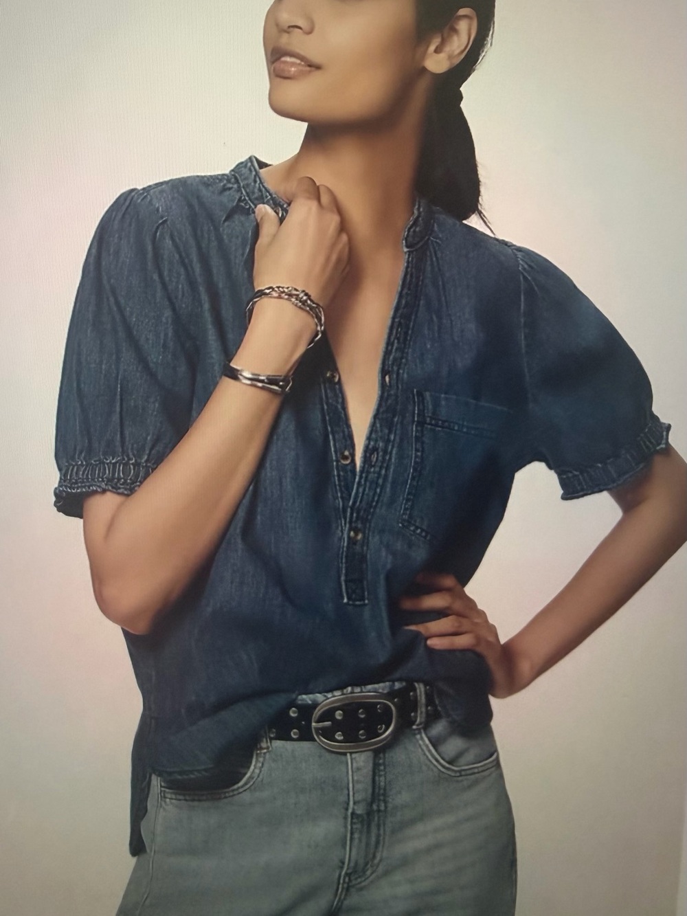 Pilcro Anthropologie denim shirt - Picture 6 of 6